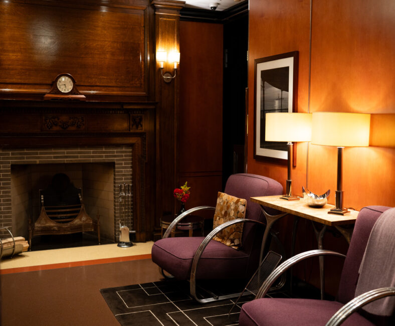 Hotel Lobby Fireplace
